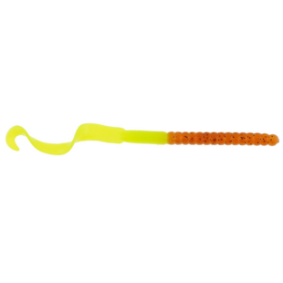 Berkley PowerBait 4" Powerworm Pumpkin Chartreuse 15CT