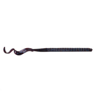 Berkley PoerBait 7" Powerworm Black Blue Fleck 13 CT