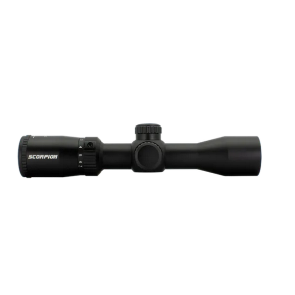 Scorpion Scorpion Marksman Rimfire 2-7x32 Compact Scope with Rings