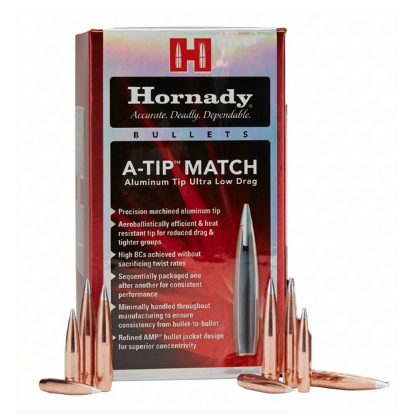 Hornady Hornday 30 cal 250gr A-Tip Match