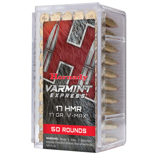 Hornady Hornady Varmint Express 17 HMR 17gr V-Max 50ct
