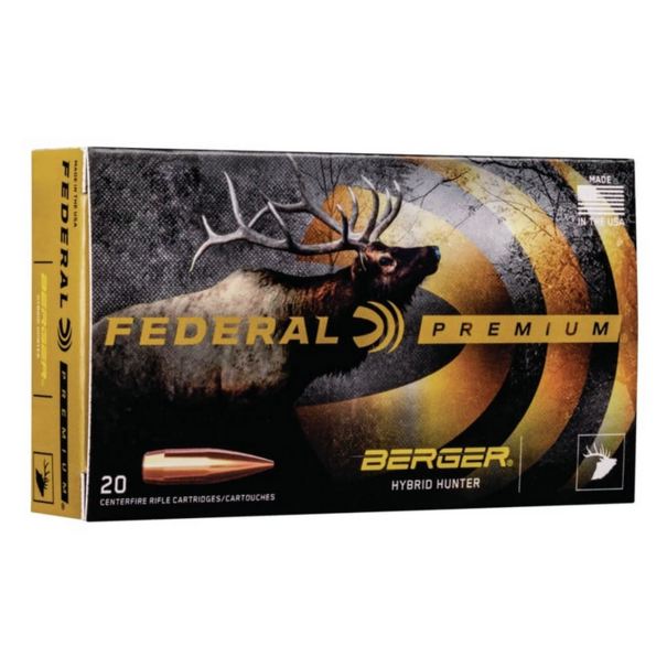Federal Federal Premium 7mm Rem 168gr Berger Hybrid Hunter