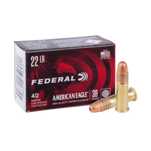 Federal American Eagle 22 LR 38gr CP HP