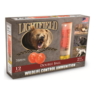 Lightfield 12ga Wildlife Double Ball Ammunition