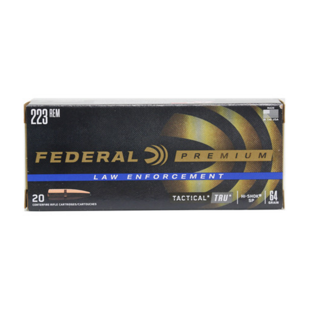 Federal Federal Premium Law Enforcement 223 Rem 64gr Hi-Shok SP