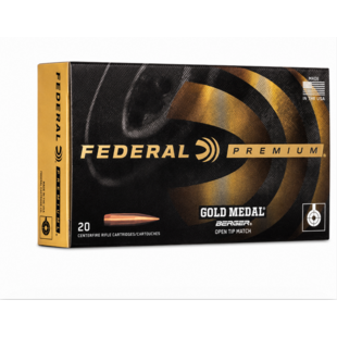 Federal Gold Medal 300 Win Mag 215gr Berger OTM