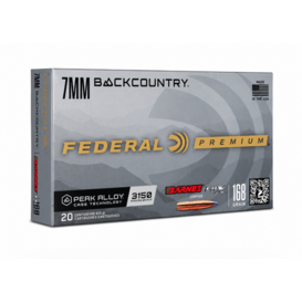 Federal Premium 7mm Backcountry 168gr Barnes LRX