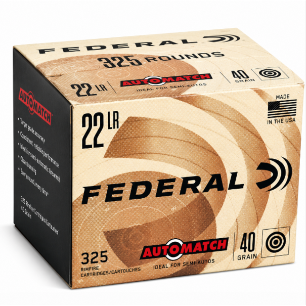 Federal Federal Automatch Rimfire 22LR 40gr 325ct