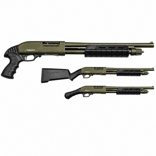 Canuck Enforcer - 12 Gauge 3" 5+1 Capacity 17" Olive Drab  - Full Stock + Pistol Grip + Broom Handle