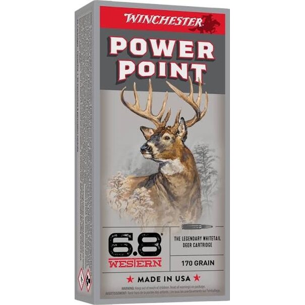 Winchester Winchester Power Point - 6.8 Western - 170gr SP