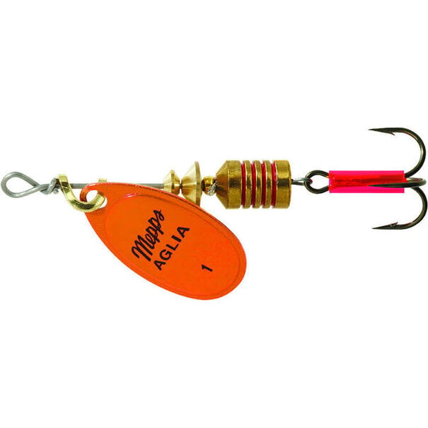 Mepps Mepps Treble Hook Sliver Orange #1 - 1/8 oz