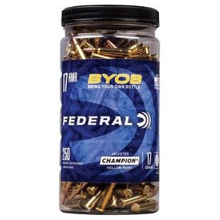 Federal BYOB - 17 HMR 17gr JHP - 250pk