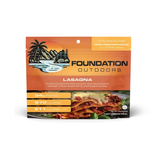 Foundation Outdoors Foundation Outdoors Freeze Dried Meals