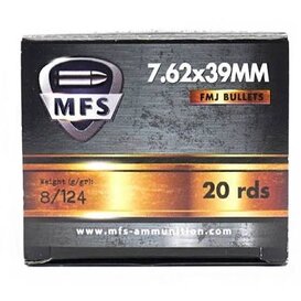 Ruag 7.62x39 124gr FMJ 20rd