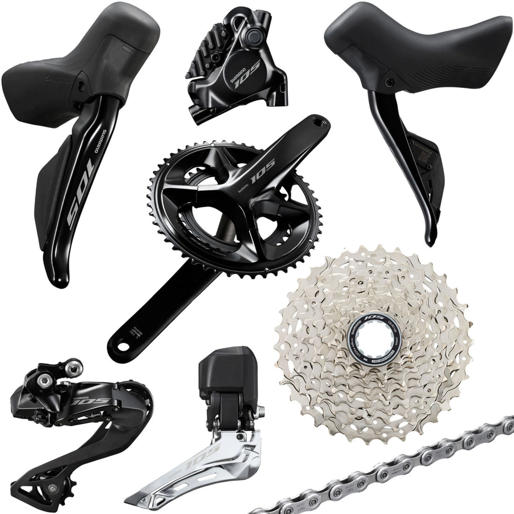 SHIMANO 105 DI2 R7100 GROUPSET - Forza Performance Bike Shop