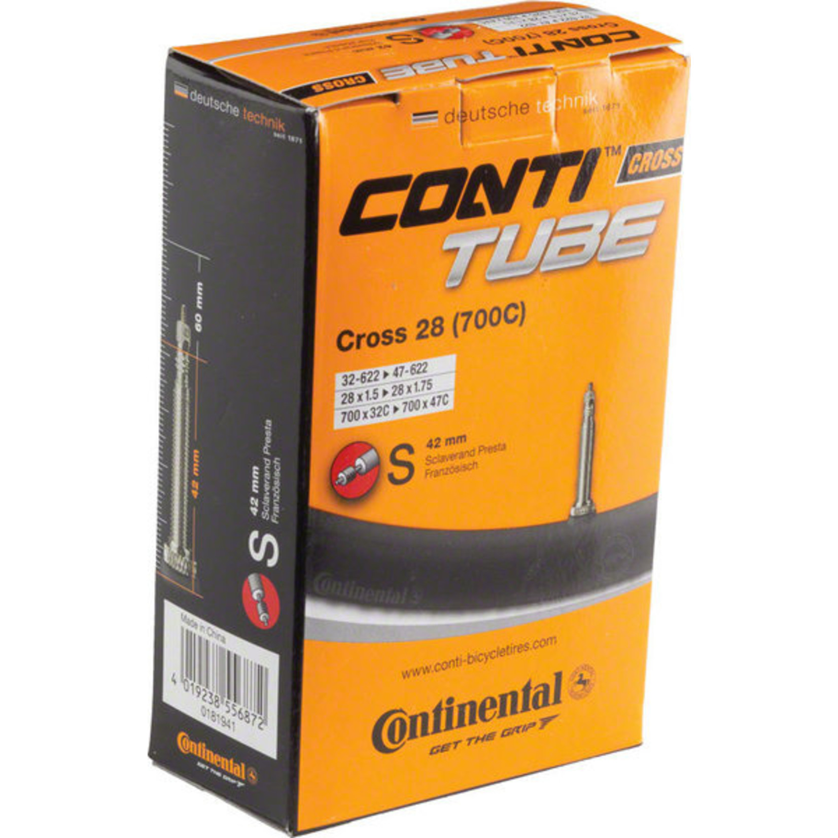 Continental Continental Tube 700 x 32-47 PV 60mm CX - 165g