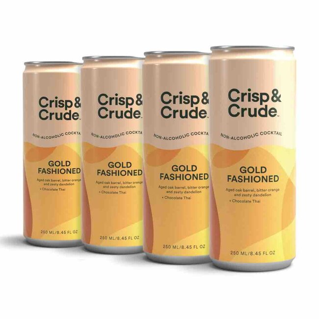 Crisp & Crude Gold Fashioned 4-Pack
