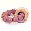 Three Hearts Abby Teething Rattle