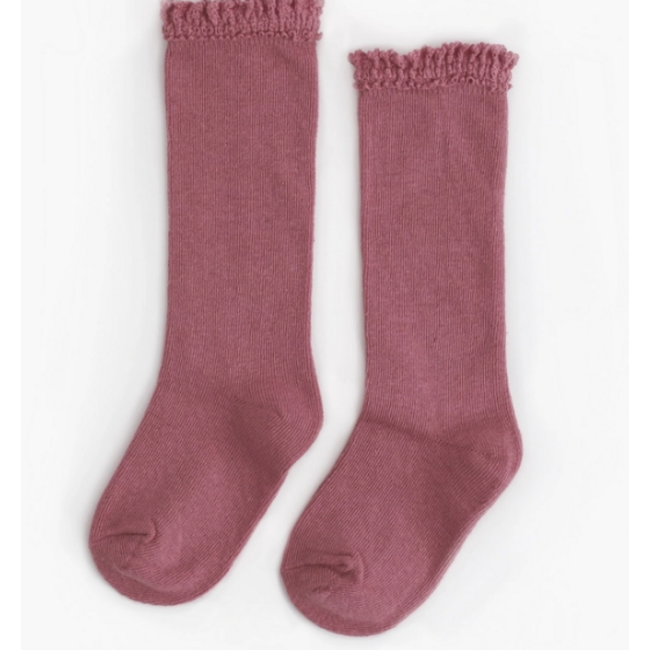 Little Stocking Co. Lace Top Knee Highs