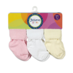 Jefferies Socks Classic Turn Cuff Bootie Socks (6 pk) Pink Assortment