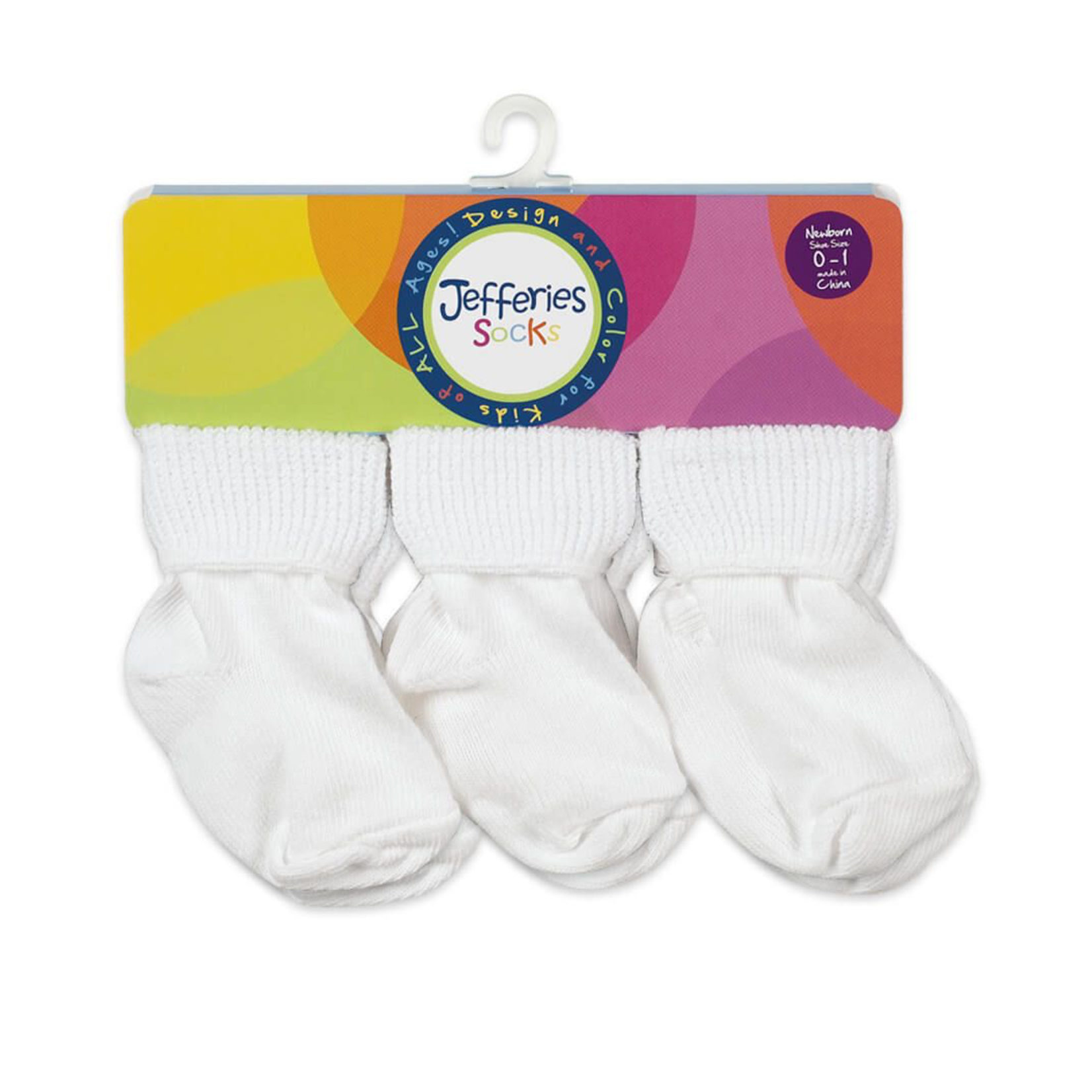 Jefferies Socks Classic Turn Cuff Bootie Socks (6 pk) Pink Assortment