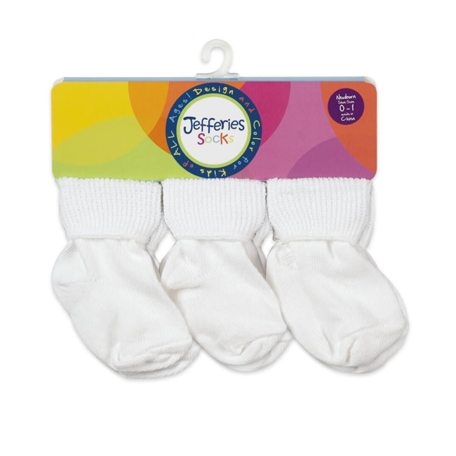 Jefferies Socks Classic Turn Cuff Bootie Socks (6 pk) Pink Assortment