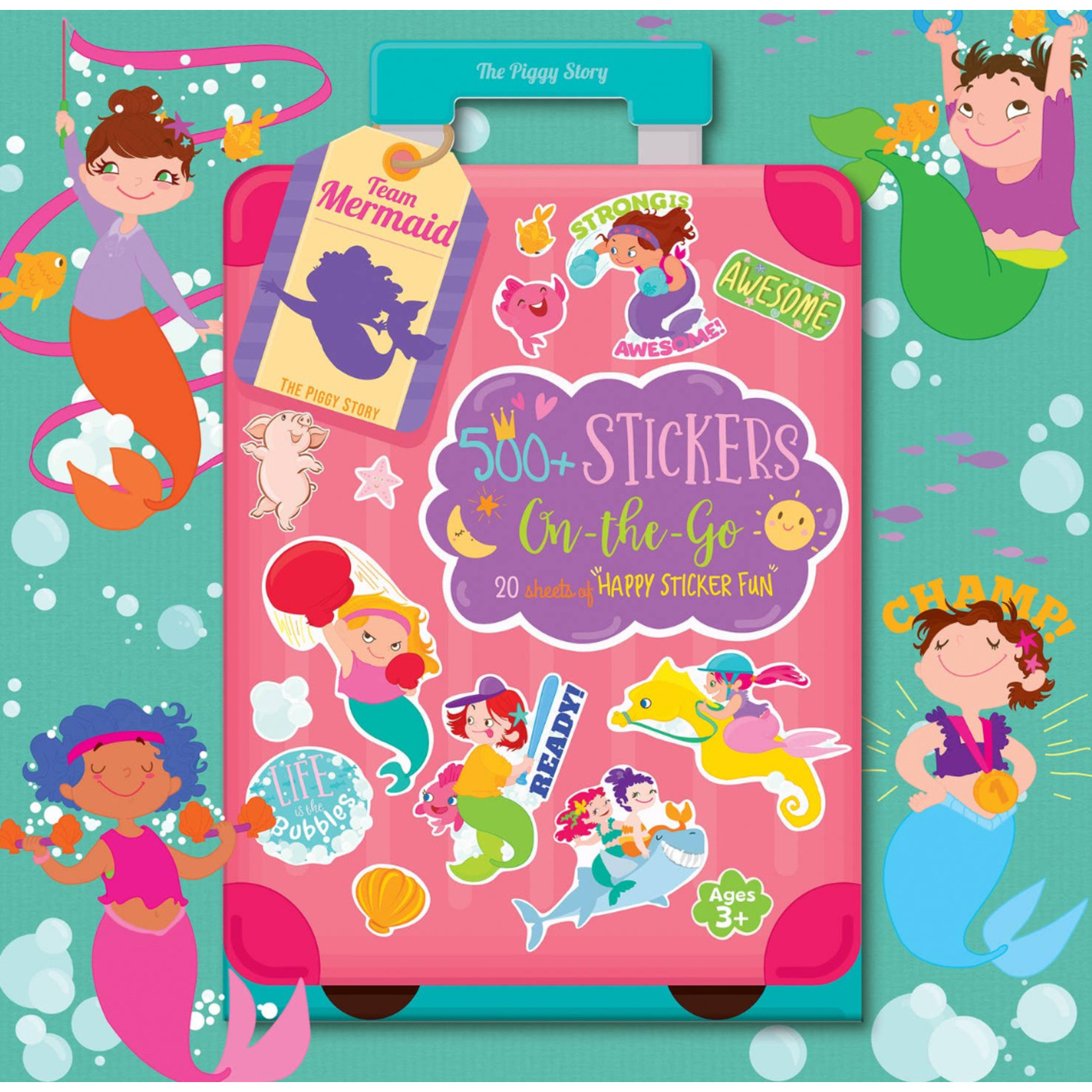 The Piggy Story 500 Stickers On-the-Go