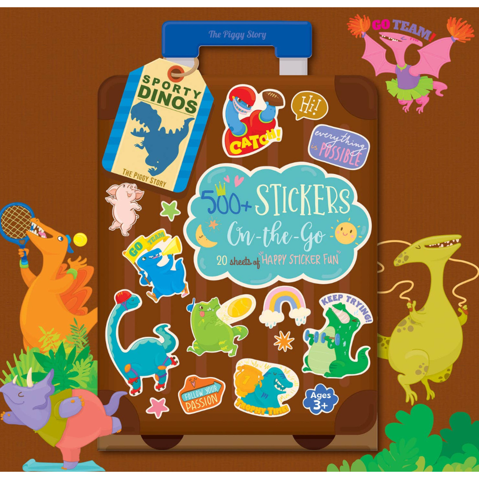 The Piggy Story 500 Stickers On-the-Go