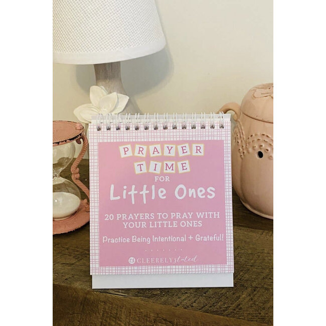 Cleerely Stated Prayer Time Little Ones (Pink- Girl)