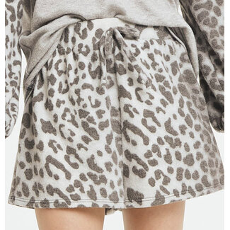 Good Girl Leopard Knit Shorts