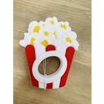 Three Hearts Popcorn Silicone Teether