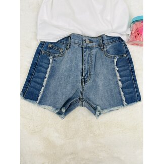 Hayden Girls Two Toned Denim Shorts