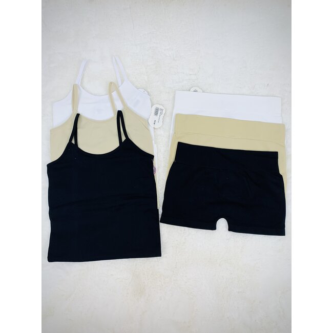 Suzette Collection White Cami (youth one size)