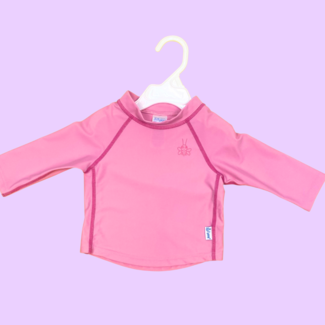 Green Sprouts Long Sleeve Rashguard (light pink)