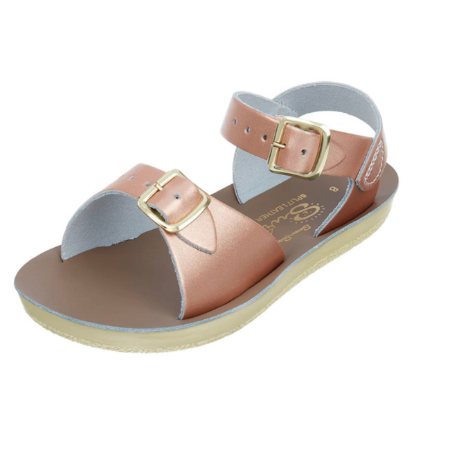 Sun-San Sandals Surfer Sandals (Child, Rose Gold)