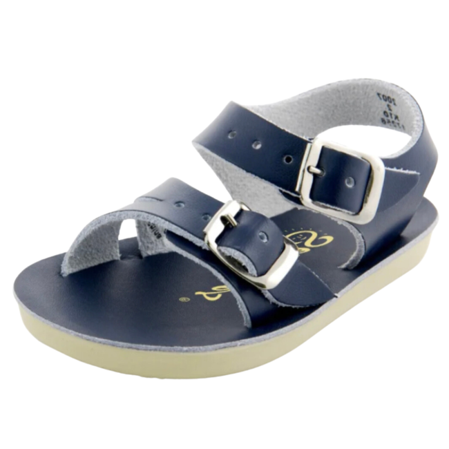 Sun-San Sandals Sea Wee Sandals (Baby, Navy)