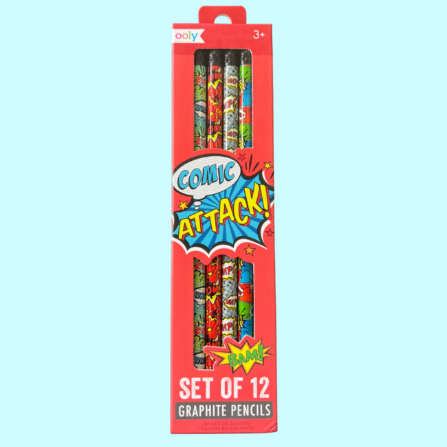 Ooly Comic Attack Pencils