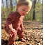 Vignette Jojo Pocket Romper in Rust Floral