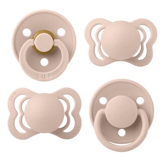 Bibs Try-It Collection  Paci Set 4 PACK | Blush