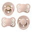 Bibs Try-It Collection  Paci Set 4 PACK | Blush