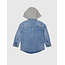 Silver Jeans Denim L/S Shirt with Removable Hood