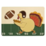 Mud Pie Football Turkey Wood Puzzle