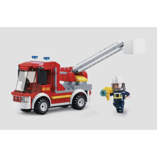 Texas Toy Distribution Small Fire Truck Building Brick Kit
