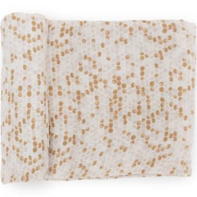 Little Unicorn Cotton Muslin Swaddle Blanket - Honeycomb