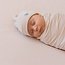 Little Unicorn Stretch Knit Swaddle & Hat Set - Soft Blush
