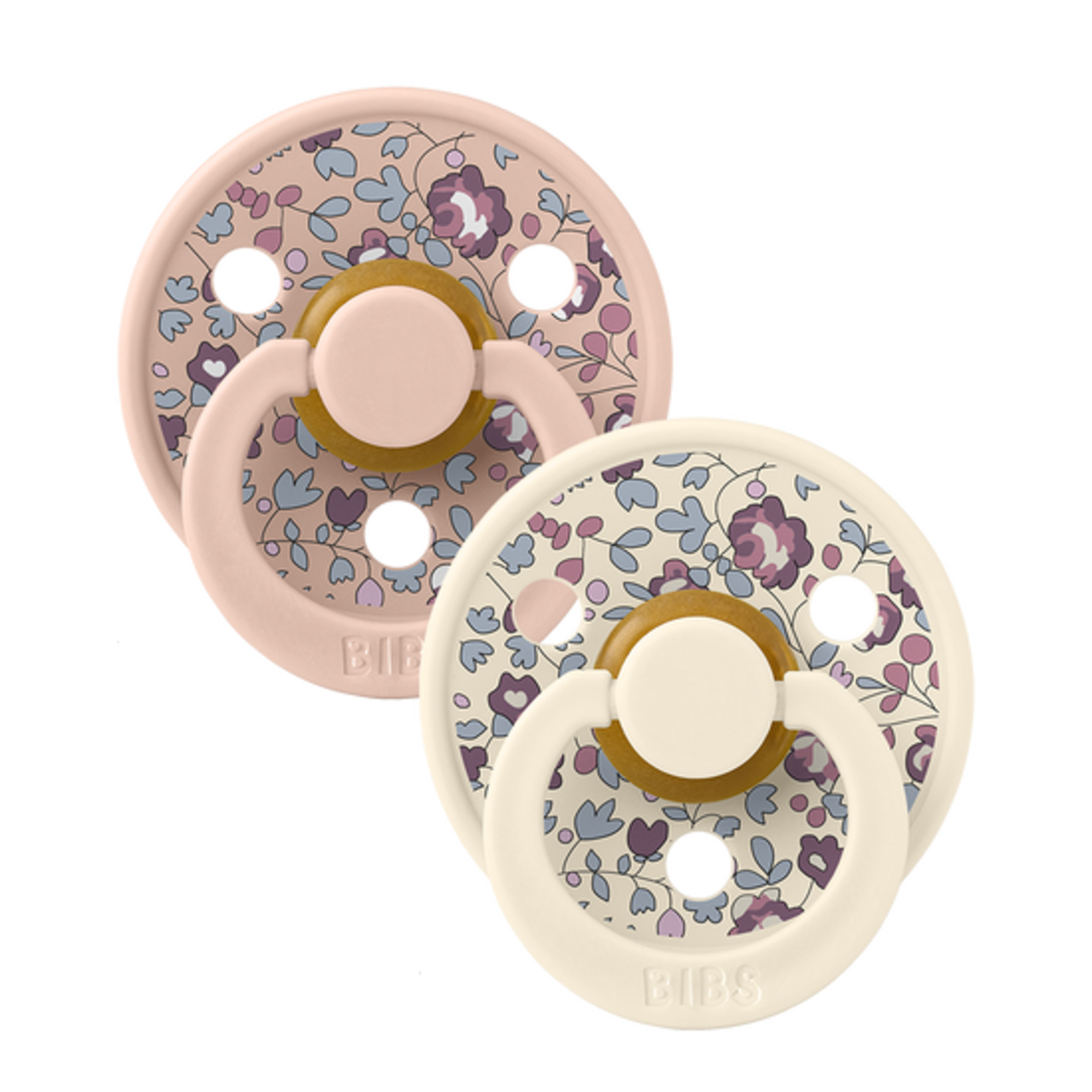 Bibs Color Paci Set (Blush Mix) | Round