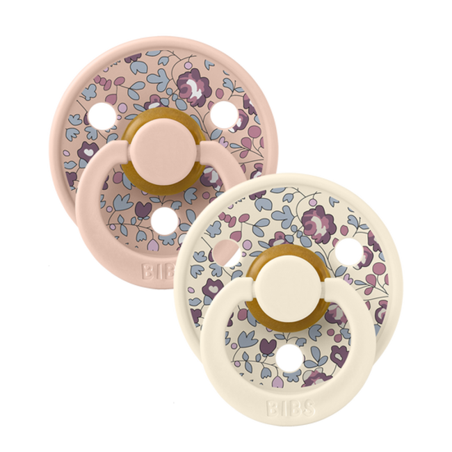 Bibs Color Paci Set (Blush Mix) | Round