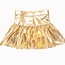 Azarhia Slick Metallic Gathered Skort in Gold (4T)