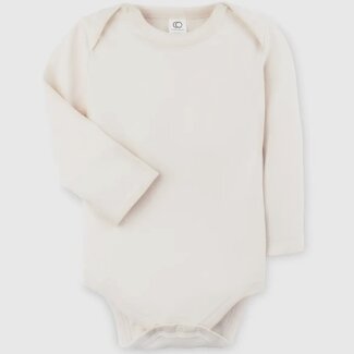 Colored Organics Long Sleeve Classic Bodysuit | Natural (NB)