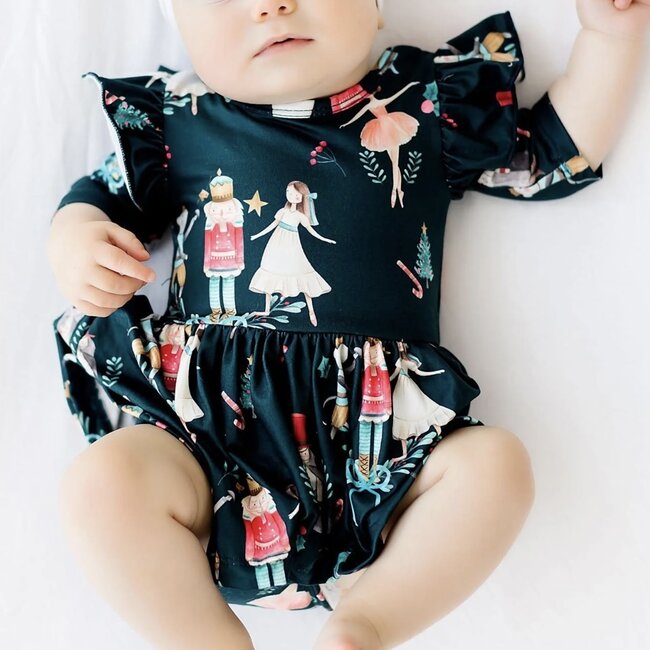 Mila & Rose Nutcracker Twirl Bodysuit